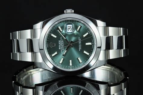 rolex datejust mint green 41 review|Rolex Datejust 41 good investment.